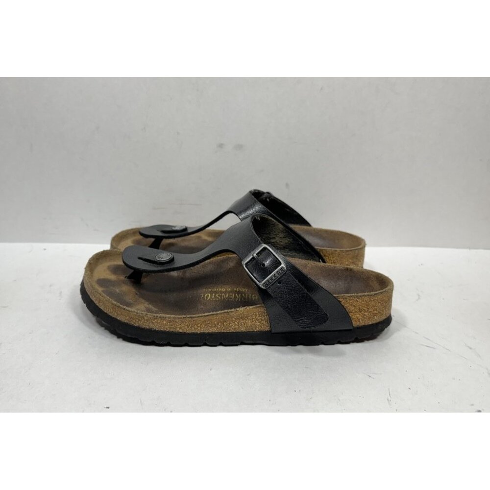 Birkenstock Gizeh Women's Size 5 EU 36 Black Sandals Slides Flip Flops - Picture 3 of 8